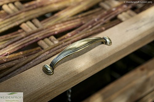Mülltonnenverkleidung klein WEIDENPROFI aus Holz mit Weidengeflecht für eine Mülltonne bis 120 Liter - 6