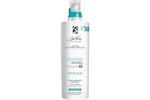 Bionike Defence Sun - Fluido Doposole Corpo Baby & Kid, per Pelli Sensibili e Intolleranti, Azione Riparatrice e Lenitiva, Riduce Rossore e Contrasta Secchezza della Pelle, 200 ml