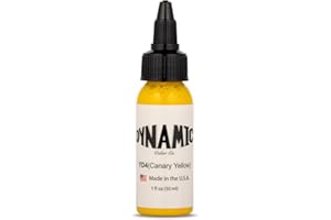 ‎VIKING-INK B&W DYNAMIC - Tätowierfarbe Farbe YD4 Canary Yellow 1oz (30ml)
