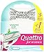 Produktbild Wilkinson Sword Quattro for Women Sensitive Rasierklingen Klingen, für Damenrasierer, 3 + 1 St