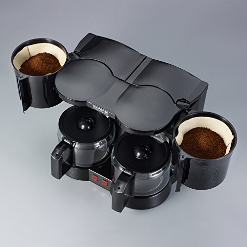 Severin KA 5802 Duo-Kaffeeautomat inklusive Teefilter, schwarz - 3
