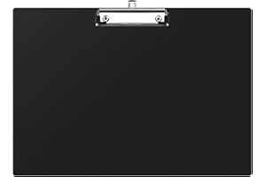 Pechor A3 Clipboard Extra Large Clipboards Not Fragile Horizontal Plastic Lap Boards with Low Profile Clip for Drawing, Sketching, Art Supplies Landscape Clip Board