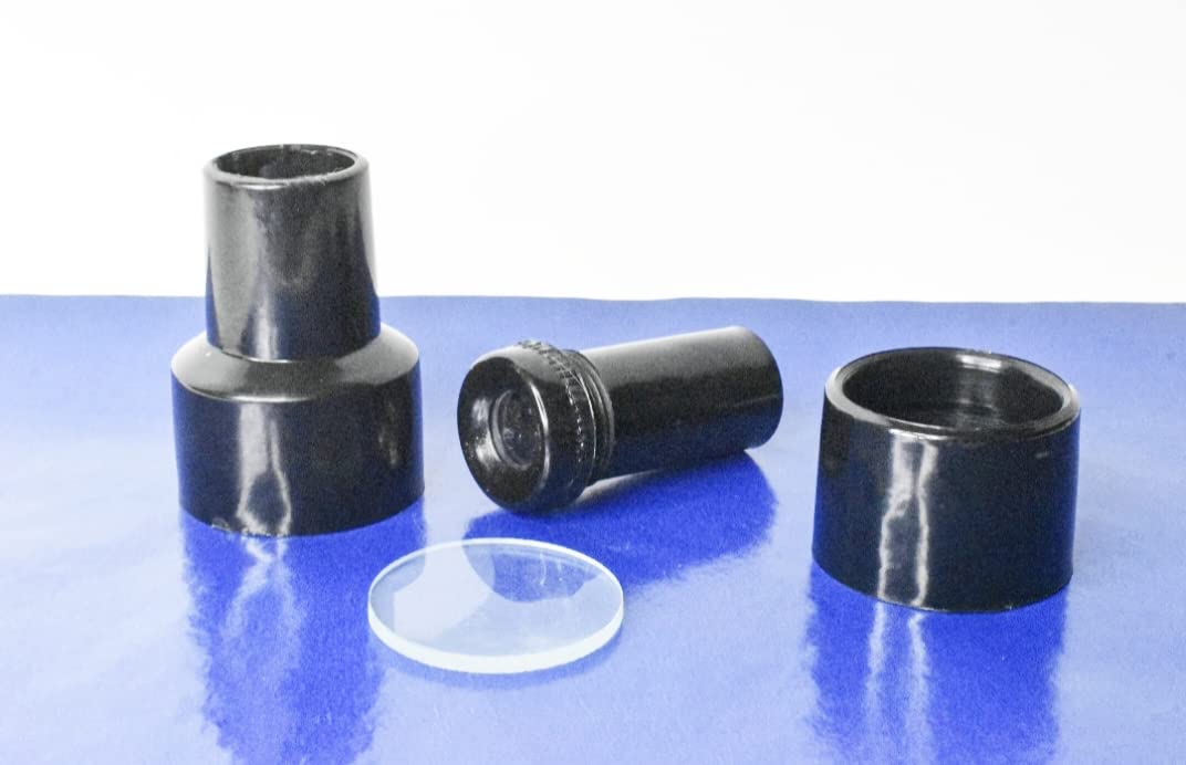 Anand traders Refractor Telescope Making Kit 40 mm Refractor, Plano Convex Objective and Ramsden Eyepiece, DIY Telescope Project, 20x Magnification for Watching Moon