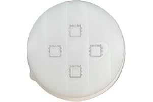 BNN - Avance/Serie 7000 - Macaroni Square Rigate Curve - 8mm - AMMQRC08 - Pasta Disc compatible avec Philips Pasta Maker Avance/Serie 7000