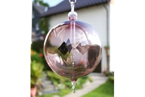 Lauschaer Glaskunst Hanging Light Mill with Eyelet and Hook Purple 100mm Celebrations