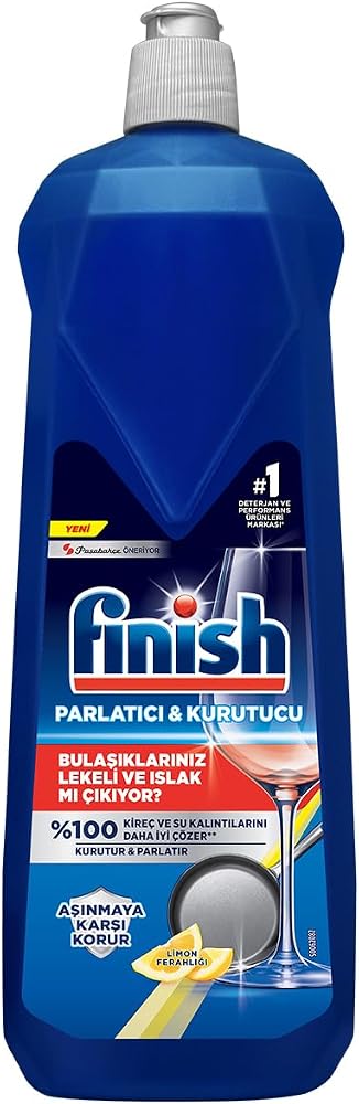 Finish Bulaşık Makinesi Parlatıcı & Kurutucu Limonlu (1 x 800 ml)