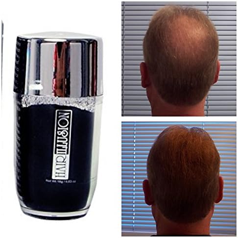 Hair Illusion: Premium Hair Loss Concealer, For Men &amp; Women, 100% Real Human Hair Fiber, Light Blonde 18g