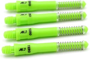 CUESOUL TERO AK7 Dart Shafts Resorte telescópico Incorporado, Juego de 4 Piezas
