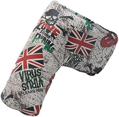 Histar gray skull design Putter Cover Headcover for Scotty Cameron and other All Brands