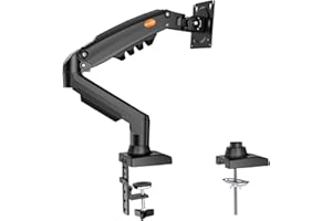 KOORUI Soporte de Monitor para Pantallas Planas y Curvas de 17 a 32 Pulgadas, VESA 75 y 100 mm, Altura Ajustable con inclinaciones, pivote, Giro, Mayor Capacidad de Carga de 2 a 9 kg