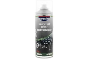 Presto 258312 Bombe d’Air Comprimé 400 ml