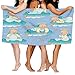 Produktbild ARTOPB Funny Bath Towel Baptism Baptism Sitting Sleeping Crawling Smiling Babies on Clouds Catholic Children Party Soft Fast Drying Beach Towel Pool Towel 30x50