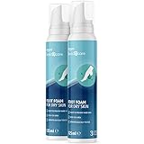 Amazon Basic Care - Schiuma per i piedi secchi, Senza profumazione, Confezione da 2 (2 aerosol da 125 ml)