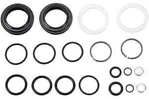 RockShox Service - 200 Hour/1 Year Service Kit (Includes Dust Seals, Foam Rings, O-Ring Seals) - Reba A7 80-100mm (Boost & Standard) 120mm(Boost) (2018+): Black