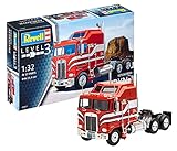 revell lkw rc umbau 57 Einzelteile Revell Modellbausatz LKW 1:32 - Kenworth Aerodyne im Maßstab 1:32, Level 3, originalgetreue Nachbildung mit vielen Details, Lastwagen, Truck, 07671