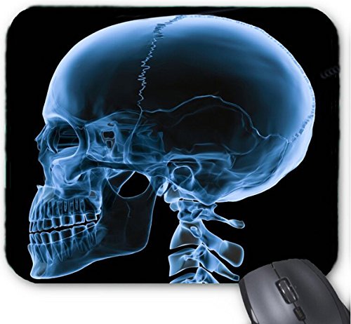 Preisvergleich Produktbild Röntgenstrahl-Schädel Rechteckige Mauspad 9,84 x 11,8 Zoll