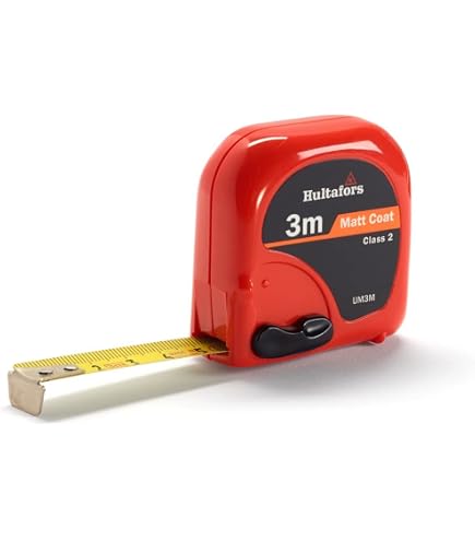 Mètre Ruban Talmeter 2m Hultafors - Classe II Précision UE - 7 En 1 Avec Fonction Marquage Unique