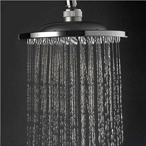KE 360 ° Drehgelenk Rainfall Overhead regen Dusche Kopf Ionic Filtration Hohe Druck Wassersparen, 8Inch - 2