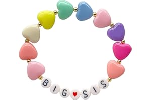 Kotkiddy Big sister gift for sister, big sister bracelet, little sister gifts for sisters for little girls, big