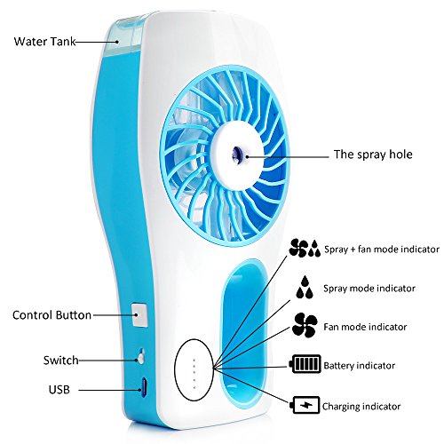iEGrow Mini Standventilator mit Kühlung - 2
