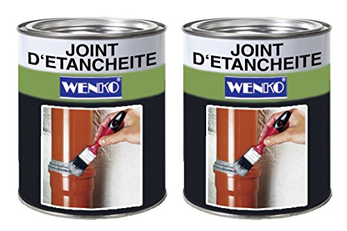 Wenko Wasserdicht 750 ml – Dichtungsmasse, Fassungsvermögen 0,75 L, Chemische Zusammensetzung, 10 x 12 x 10 cm, 1 Stück, grau, 56140111500 - 5