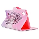 LG X Power Hülle Mavis's Diary Gemalt Traumfänger Muster Tasche Schutzhülle Ledercase Flipcase Handytasche Scratch Magnetverschluss Telefon-Kasten Handyhülle Standfunktion Handycover Cover Case + 1x Kapazitive Feder + 1x 3,5mm Staubstecker - 