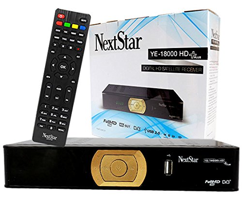 NEXT YE-18000 HDTV PLUS digitaler Satelliten-Receiver inkl. HDMI Kabel (HDTV, DVB-S2, HDMI, SCART, USB 2.0, S/PDIF, Full HD 1080p) [vorprogrammiert ASTRA, HOTBIRD, TÜRKSAT] – schwarz - 2