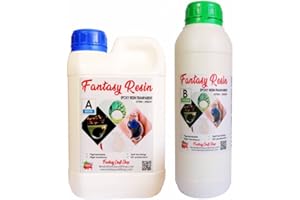 Fantasy Craft 2,25 Kg Fantasy, Resina epoxi Transparente bicomponente de Colada (2.25 Kg) …