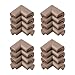 Edge Armor Corner Protectors - 16 Piece Value Pack Brown