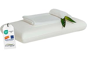 MOMMY CONFORT - Almohada Viscoelastica 70 cm - Funda Lavable Aloe Vera Plus Confort Cremallera - Almohadas Viscoelasticas Adaptable al Cuello - Doble Funda con Cremallera - Termoreguladora