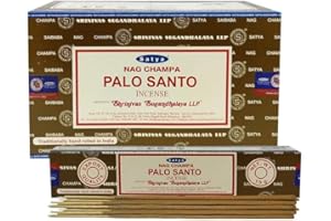 ALJOIR Incienso SATYA Nag Champa Palo Santo 12X15G