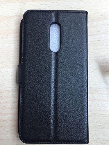 VIFLYKOO Xiaomi Redmi Note 4 Funda  Xiaomi Redmi Note 4 Carcasa Cuero Flip Cover Cuero PU Case Cartera con Ranuras para Tarjetas Incorporadas Cover para Xiaomi Redmi Note 4 Smartphone Case - Negro