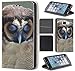 Price comparison product image Coverfix Premium Flip Case PU Leather Flip Case Cover Case for Samsung Galaxy S8 656 Eule Owl