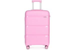 Kono Maleta de Viaje Rígida 4 Ruedas Trolley 65 cm Mediana, Resistente y Ligera,Cerradura TSA,Cremallera YKK