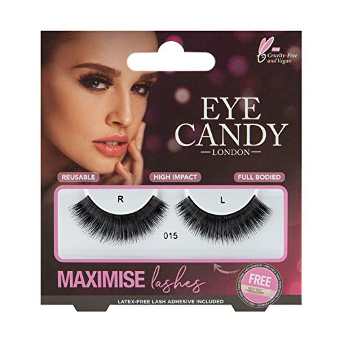 Eye Candy Volumise Pestañas postizas, estilo años 50, 015, aspecto natural Paquete de 2