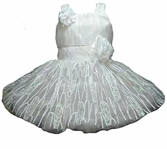 white frock for 1 year girl
