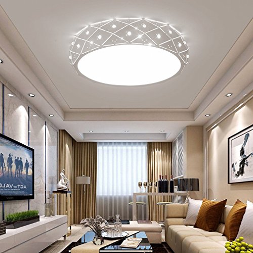 Preisvergleich Produktbild XE Led Moderne Einfache Schlafzimmer Deckenleuchte Romantische Sterne Wohnzimmer Zimmer Hause Hochzeit Zimmer Master-Schlafzimmer Kreative Beleuchtung,65cm,Dreifarbiges Licht