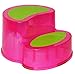Produktbild Trittschemel / Tritthocker / Kindersitz - groß - ROSA PINK - Kinderschemel & Kindertritt - ideal als Erhöhung & Sitz - Kinderhocker - auch für Toilettentrainer - für Kinder Mädchen