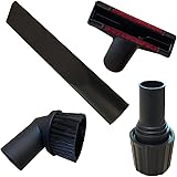 Premium Kit di Accessori per Aspirapolvere | 4 pezzi | con adattatore universale | adatto per AEG, Electrolux, Bosch, Dirt De