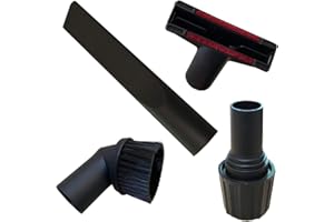 MOHMUS Premium Universal Staubsauger Düsenset Bürstenset | 4 teilig | mit Vario-Adapter | geeignet für AEG, Electrolux, Bosch, Dirt Devil, EIO, Einhell, Miele, Kärcher, Hoover, LG, Nilfisk, Rowenta, Siemens