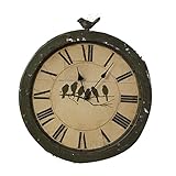 Your Heart 's Delight Vögel auf einem Ast Vintage Wanduhr