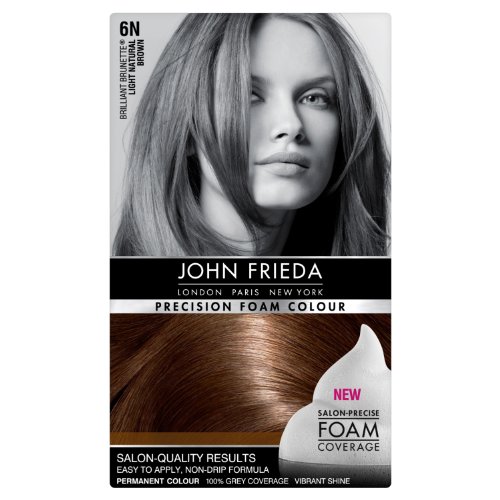 John Frieda Precision Foam Colour Number 6N, Light Natural Brown