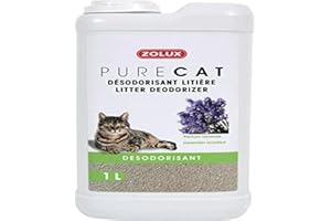 Zolux Désodorisant litière Pure Cat Parfum lavande en 1 Litre