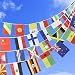Produktbild lulalula 49,2 Füße 20,1 x 27,9 cm International Flagge Wimpelkette, 32 Country String Flaggen Olympischen Flaggen Pennant Banner für 2018 FIFA World Cup Russland Fußball, Bar, Party Dekorationen, Sport Clubs, Grand Öffnung, Festival Events Celebration