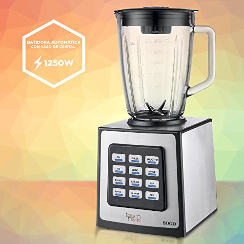 Imagen 3 de Sogo Batidora Vaso Cristal - 1250W