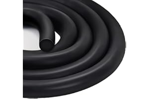 STORYSTORE Burlete redondo de espuma EPDM - 20 mm x 5 m - Negro - Para grietas y juntas, relleno de concreto