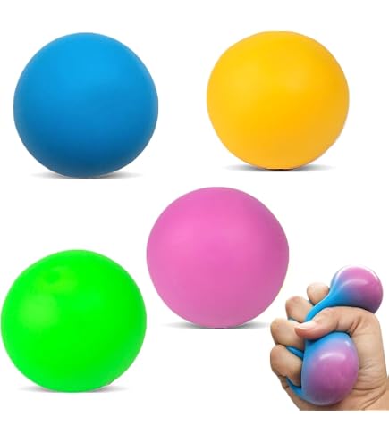 Balle De Rééducation Et Anti-stress – PU, Résistance 10 Lb, Diamètre 50/70 Mm, Rouge, Pour Main, TDAH, Autiste, Bureau Et Kiné