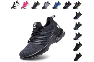 HITMARS Zapatos de Seguridad para Hombre Mujer Zapatos de Trabajo Calzado de Seguridad Zapatillas Seguridad S2 S1 S3 Puntera de Acero Nergo Azul Gris Verde Rojo Amarillo Tamaño 36-48