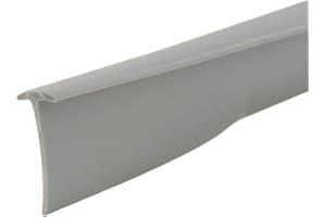 Prime-Line T 8680 Storm Door Bottom Sweep, 1/2 inch T Style, 37 inch, Gray Vinyl