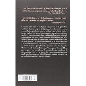 En defensa del error: Un ensayo sobre el arte de equivocarse